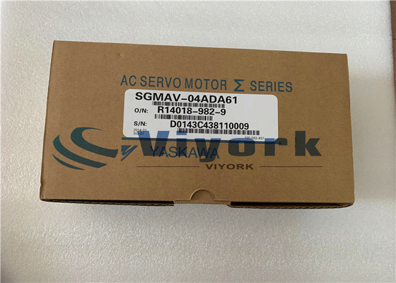 2.6A SGMAV-04ADA61 Industrial AC Servo Motor Yaskawa 400W 200V 3000RPM