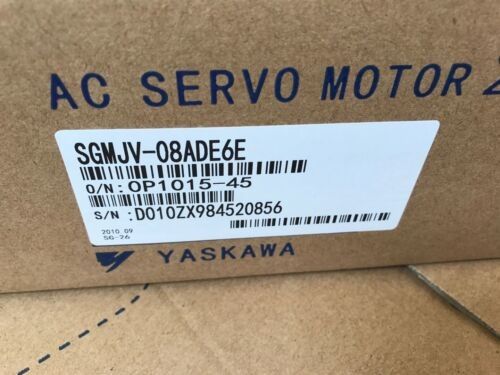 Yaskawa SGMJV-08ADD6E AC SERVO MOTOR 1.6A 750W 3000RPM 200V NEW