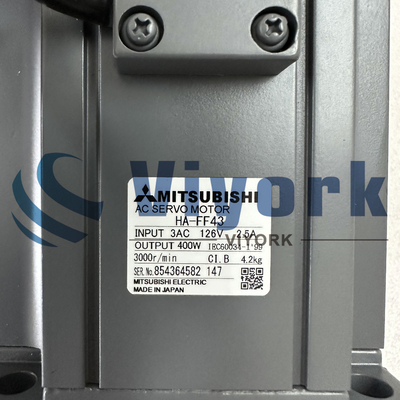Mitsubishi HA-FF43 AC SERVO MOTOR 400W 3000RPM NEW